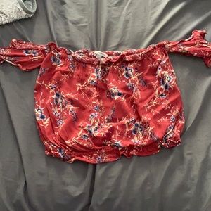 American Eagle Off the shoulder crop top